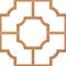 Ekena Millwork 66 56W x 66 56H x 14T Large Bradley Decorative Fretwork Wood Ceiling Panels, Cherry CELW67X67X0250BRDCH - alternate 2